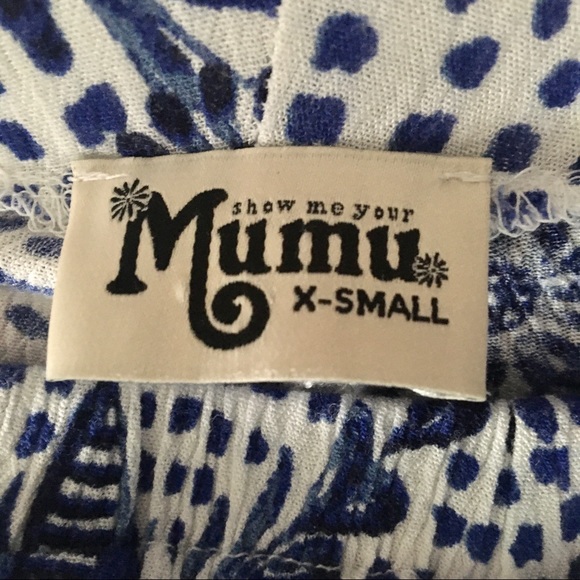 SMYM Mumu Blue & White Shorts XS - Picture 6 of 6